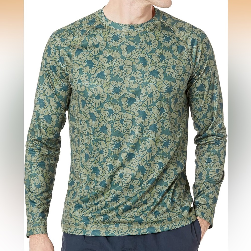 Amazon Essentials Men's Long-Sleeve Quick-Dry UPF 50 Swim Tee